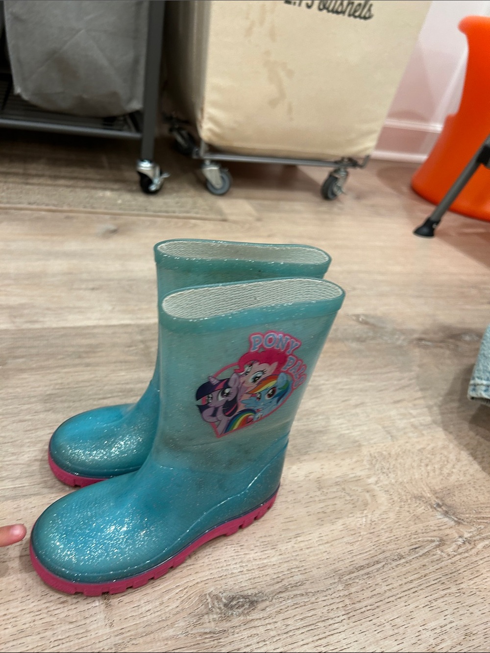 Boots with My Little Pony rain boots girls size 9 toddler